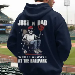 Home a dad who is always at the ballpark navy dad baseball hoodie