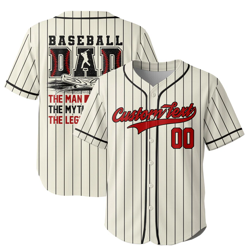 custom baseball jersey baseball dad the men, the myth, the legend custom baseball jersey baseball dad the men, the myth, the legend