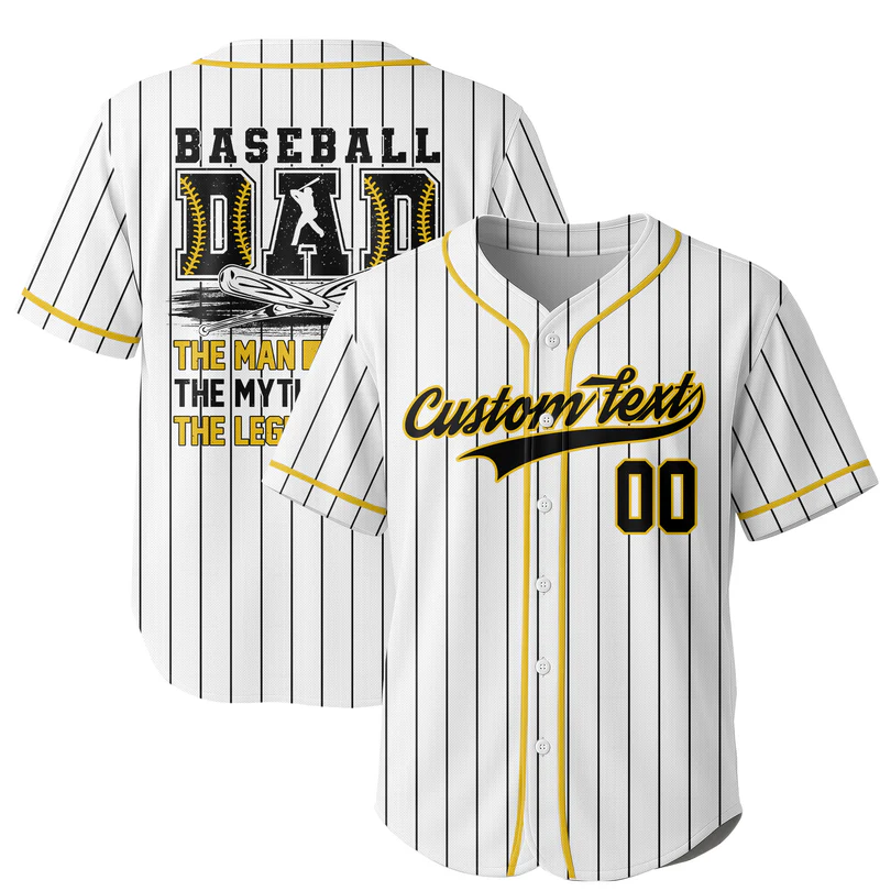 custom baseball jersey baseball dad the men, the myth, the legend custom baseball jersey baseball dad the men, the myth, the legend