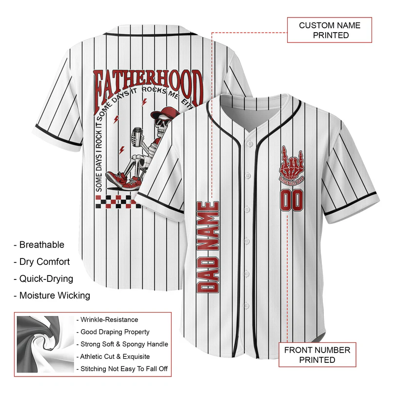 some days i rock it, some days it rocks me, either way we're rockin custom baseball jersey some days i rock it, some days it rocks me, either way we're rockin custom baseball jersey